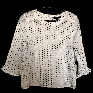 Ruffle sleeve blouse